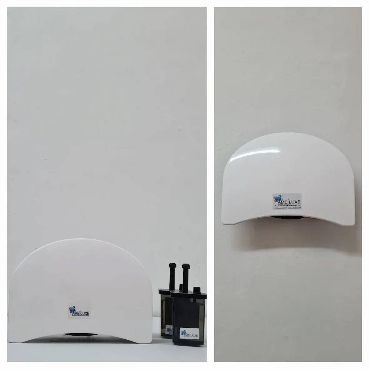 Nebulizador de aromas profesional. Aromas exclusivos y modelo de nebulizador para el uso en sobremesa o bien a la pared, con diferentes programas de funcionamiento.